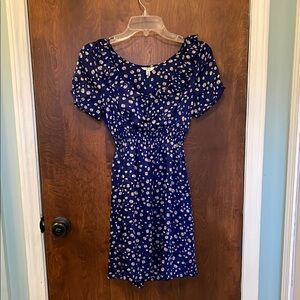 Blue Floral Dress